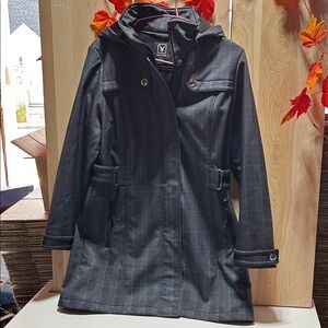 Northside Plaid coat - Blue and Gray size 6